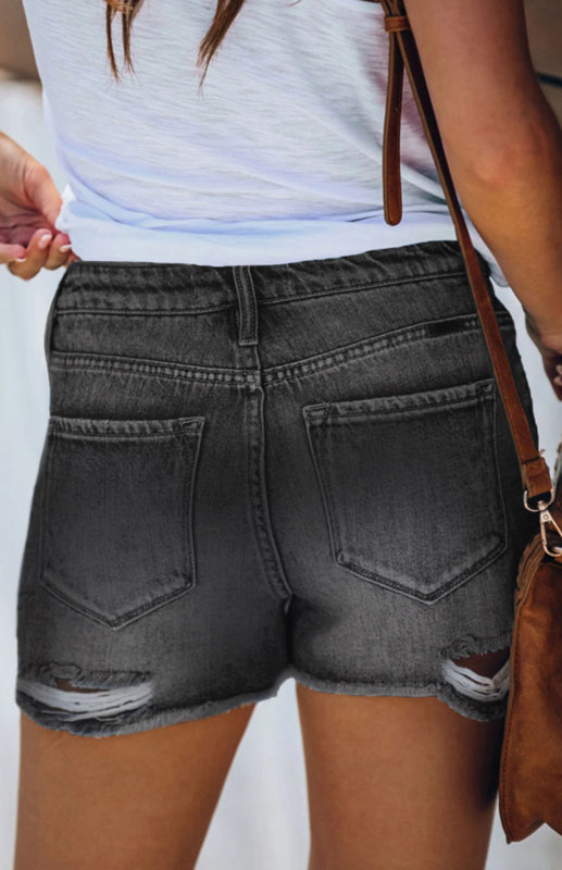Comfy Casual Cutoff Jean Shorts