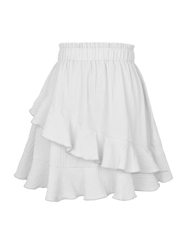 Asymmetrical Ruffle Skirt